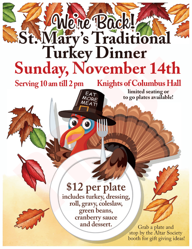 Turkey Dinner Flyer
